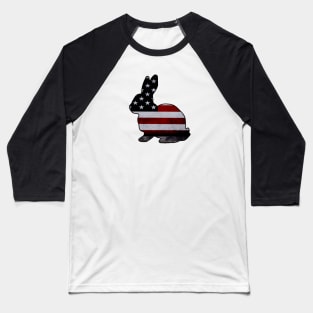 American Flag Show Rabbit - NOT FOR RESALE WITHOUT PERMISSION Baseball T-Shirt